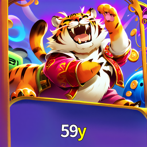 Imagem promocional da 59y mostrando a plataforma e suas vantagens